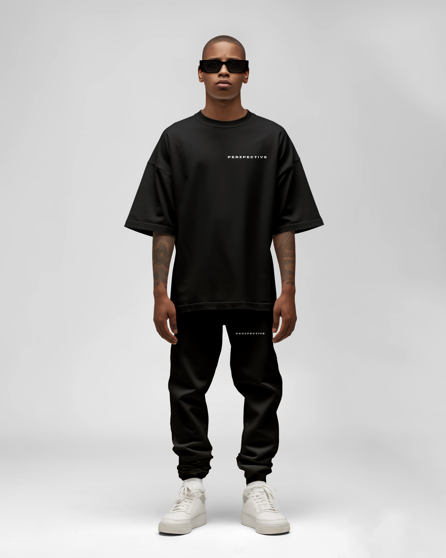 Signature Set - Tee & Pant White