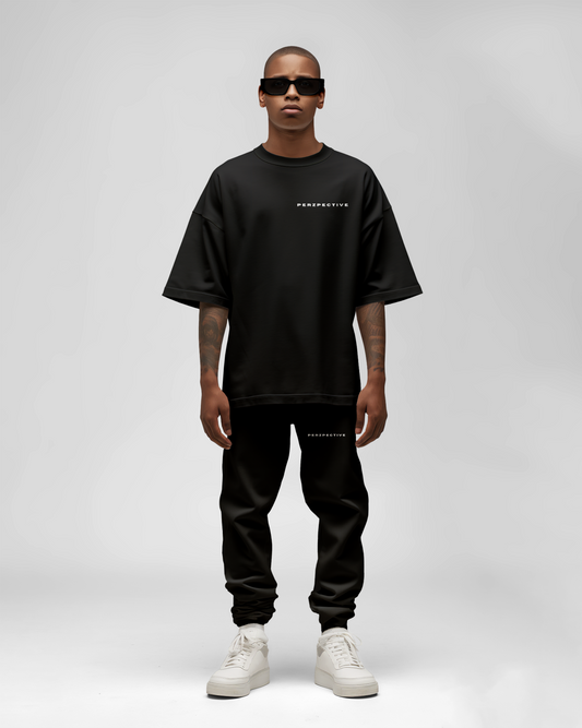 Signature Set - Tee & Pant Black
