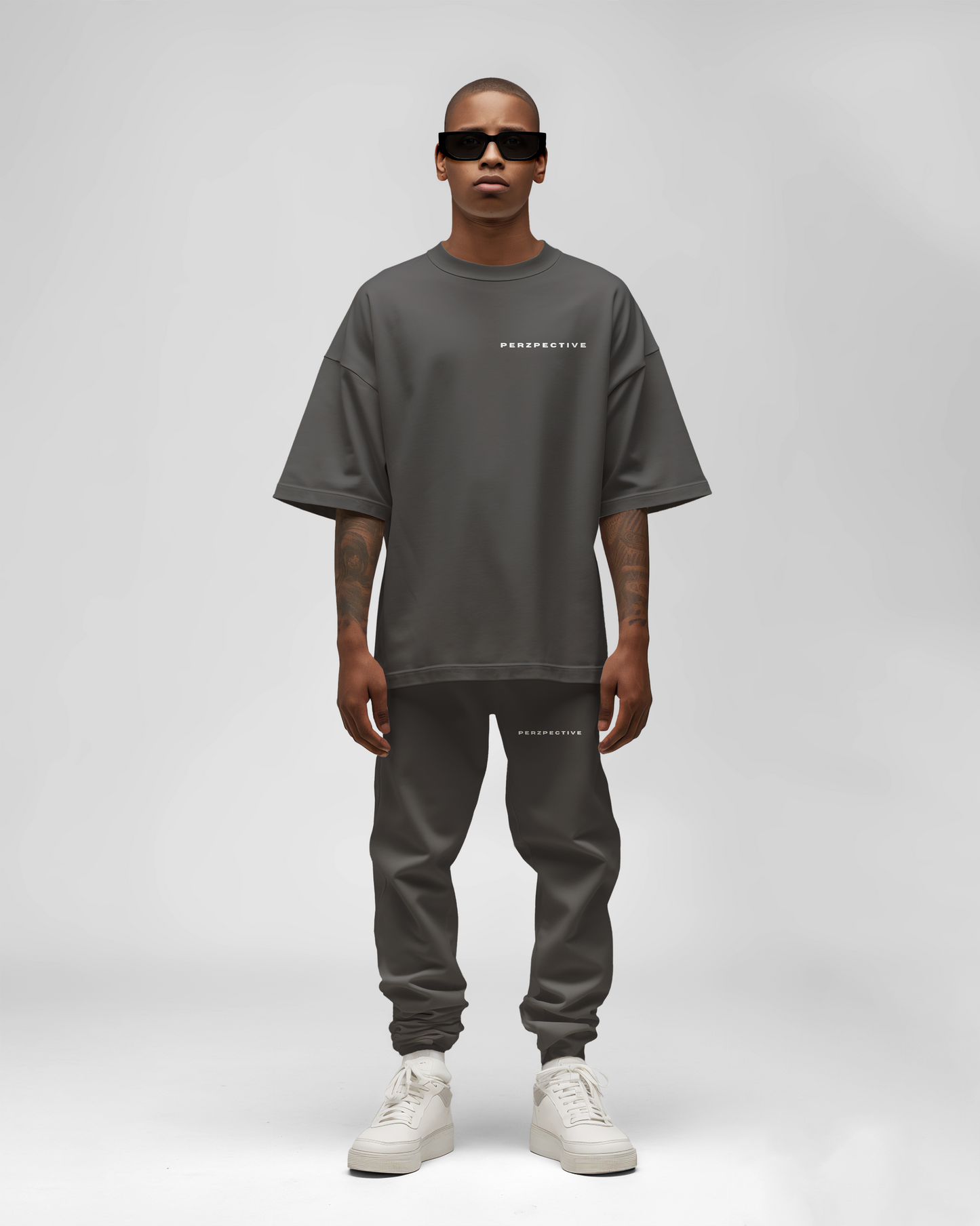Signature Set - Tee & Pant White